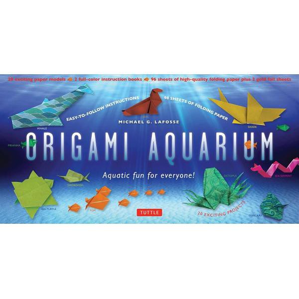 Origami Aquarium Kit: Aquatic Fun for Everyone! [Origami Kit - 9780804845519 - Buku Ori Periplus