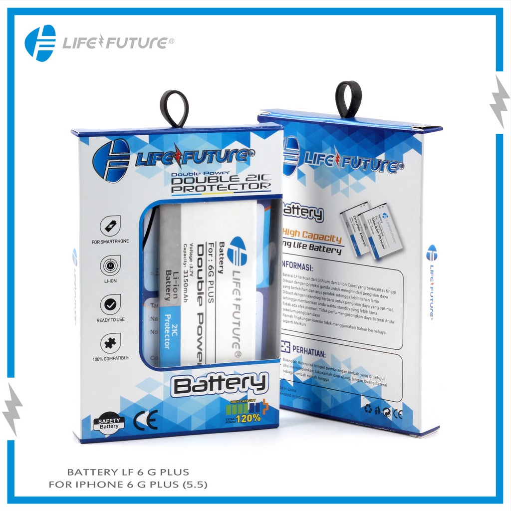 Battery / Batrai / Baterai I phone 6G Plus 5.5inch i Phone 6g+ 5.5 inch Original LF Double IC