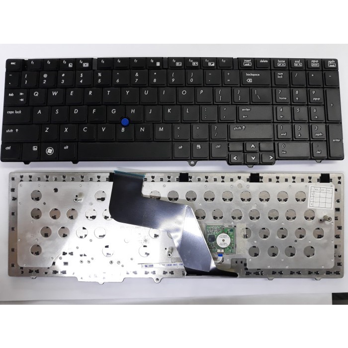 KEYBOARD HP ELITEBOOK 8540P 8540W UK LAYOUT MP-09A8 with Pointer