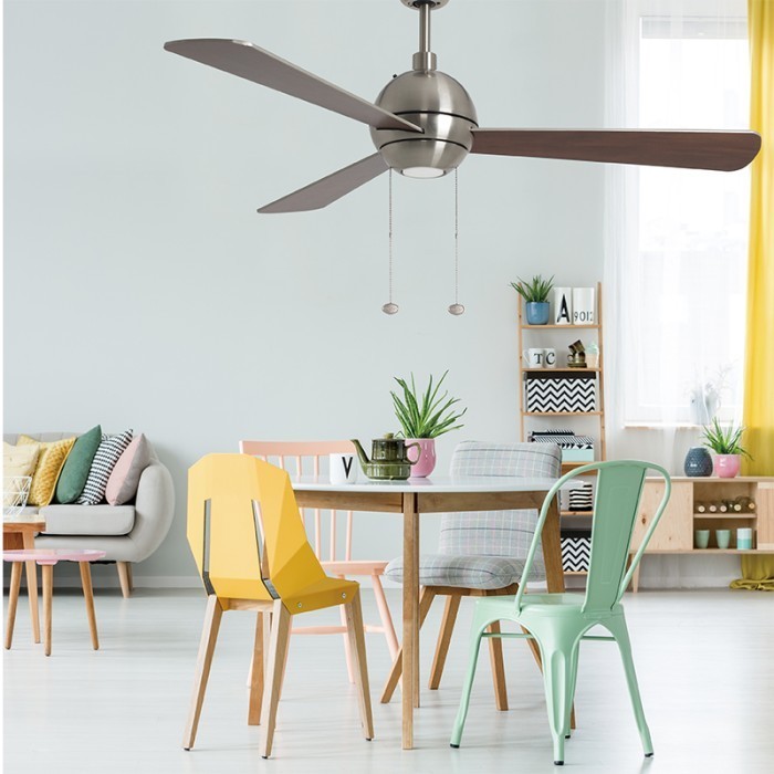 MT EDMA 48IN Eter Ceiling Fan Dengan Lampu + Remote Control