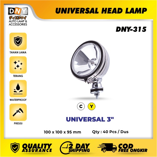 Fog Lamp 315 DNY Universal 3 Inch