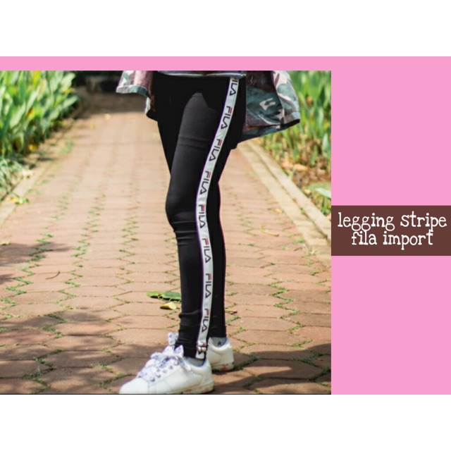 fila stripe leggings