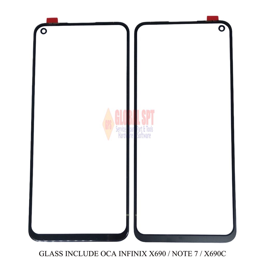 GLASS INCLUDE OCA INFINIX X690 / NOTE 7 X690C