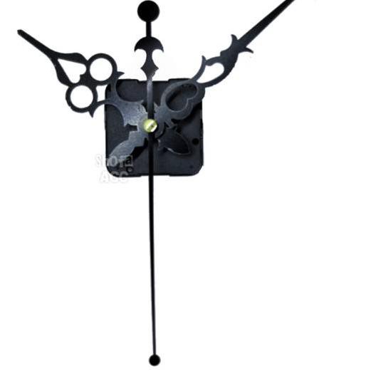 PLB Mesin Jam Dinding 12888 dengan Jarum Besar Motif Ukir LARIS