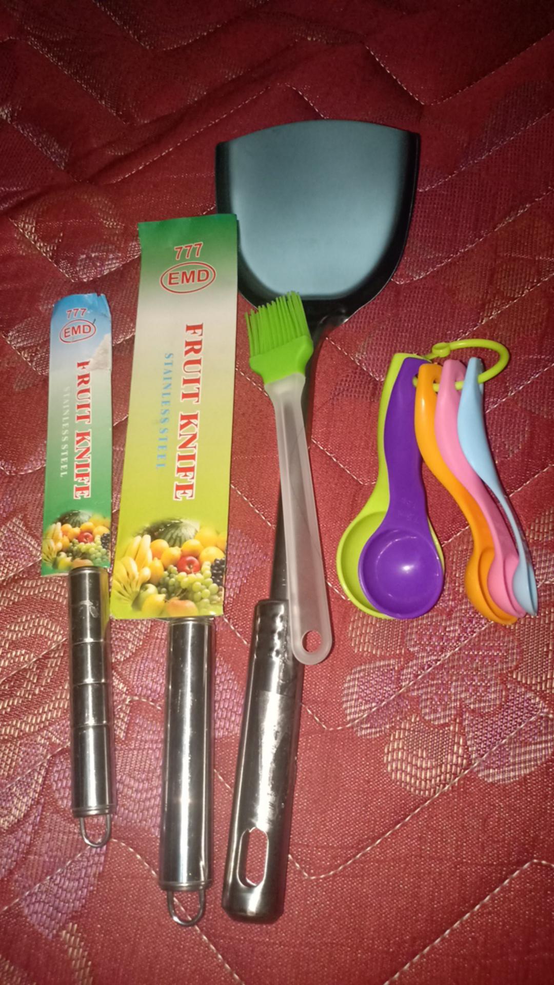 Pisau Dapur 7 Inch/ Chef Knife Gagang Stainless Steel Bulat