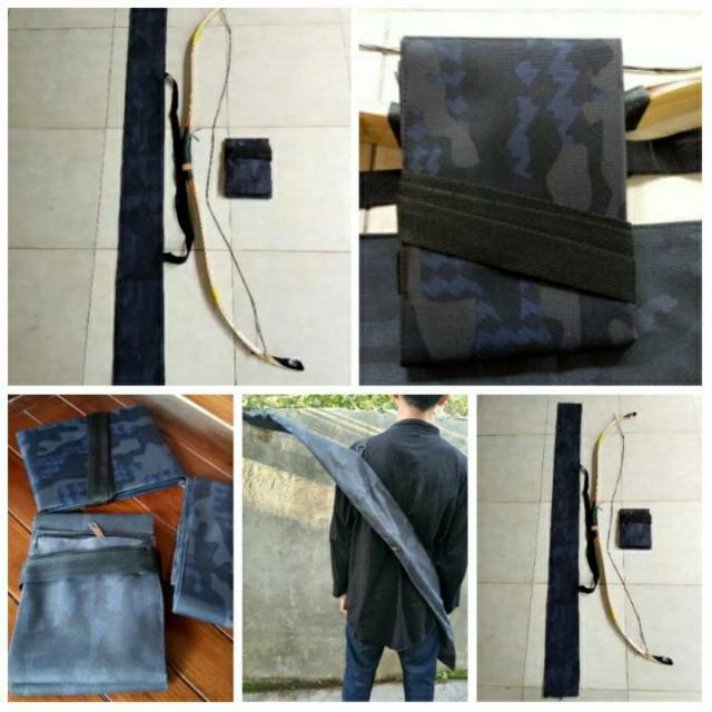 Tas busur panah - Tas Panahan Tradisional HorseBow - Tas HorseBow camo