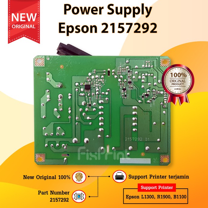 Power Supply Epson L1300 R1900 Part Number 2157292 New Model