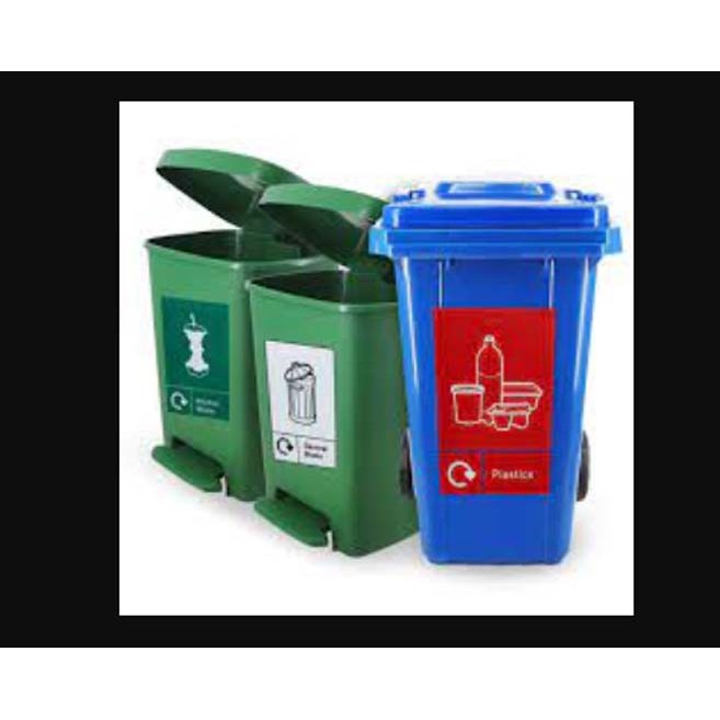 

sticker vynil outdoor recycle sampah tipe varian