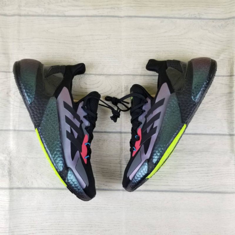 ADIDAS X9000L4 X 9000 L4 X9000 BOOST ULTRA BOOST FULL BLACK GREY THROWBACK