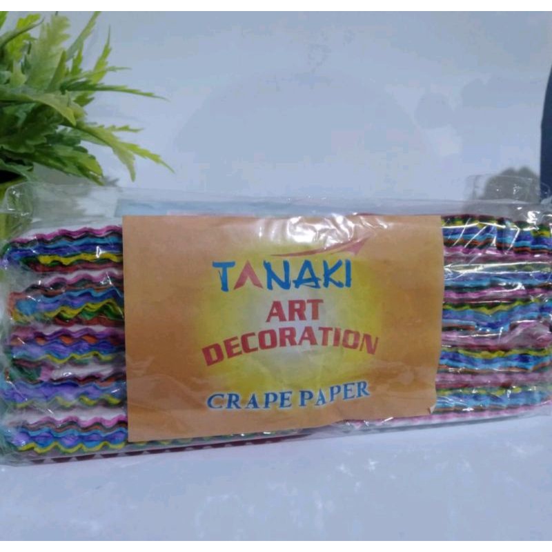 

Kertas Crepe Potong Tanaki Art Decoration (1 bungkus)