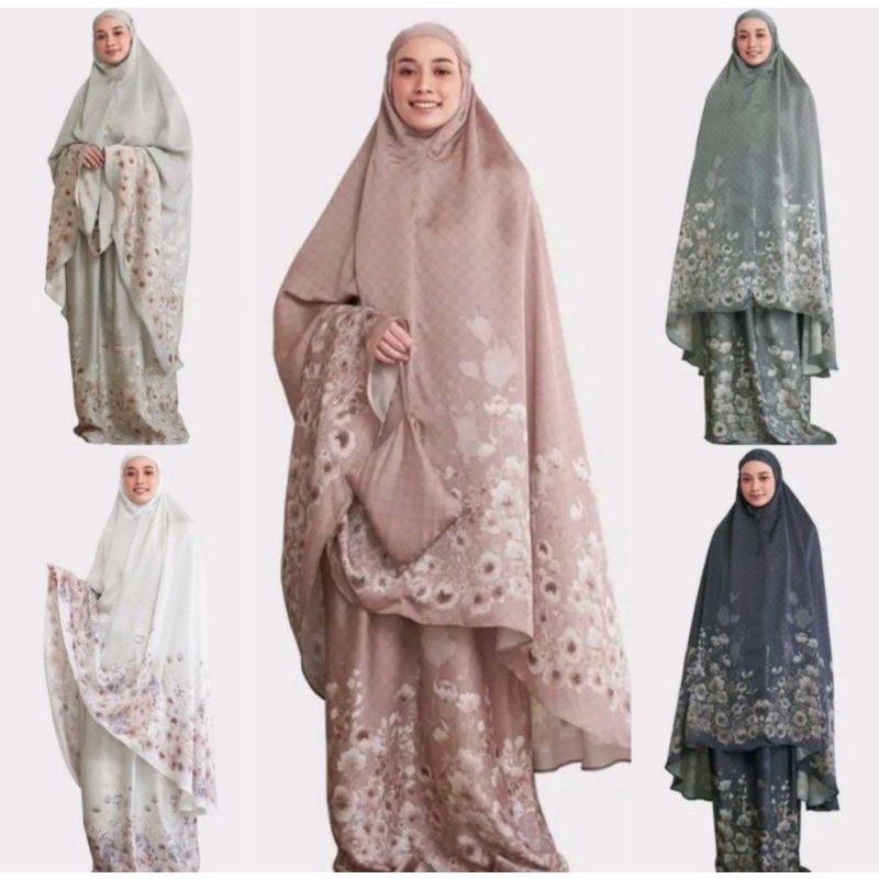 Mukena Diario X Nagita Slavina Adara Series Original bahan halus