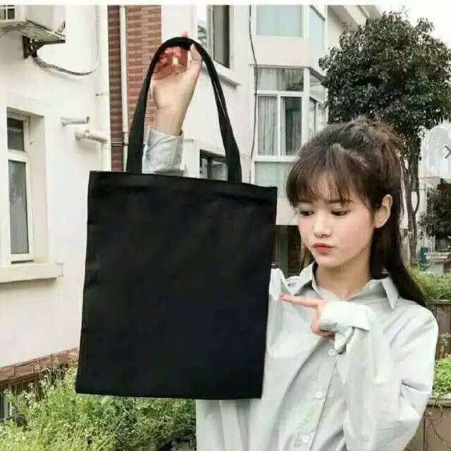 Totebag korean korean style polos su mi yang