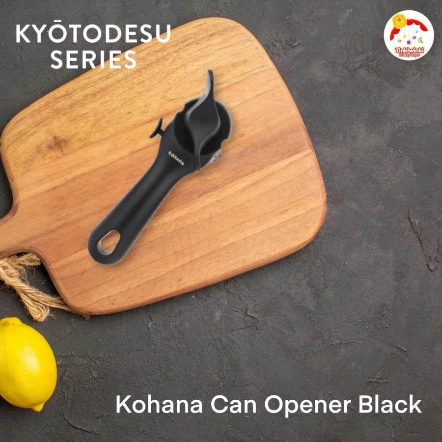 Kohana Smooth Edge Can Opener Black