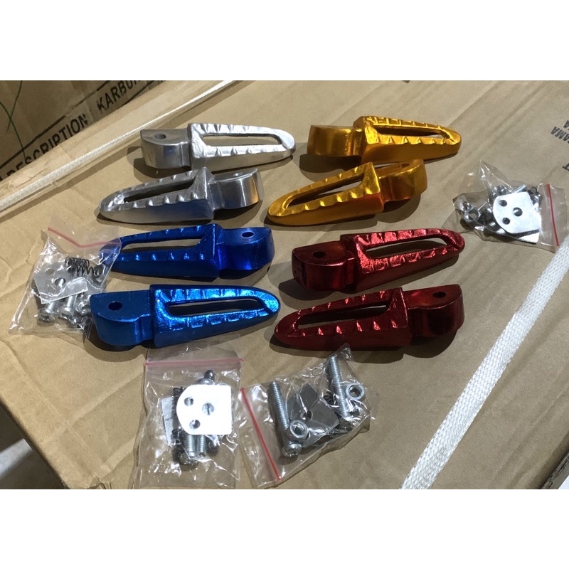 FOOTSEP CHROME SCOOPY UNIVERSAL HONDA BEAT SCOOPY VARIO STEP CNC WARNA