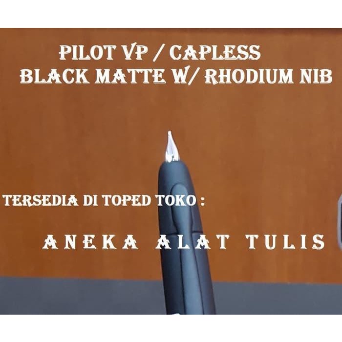 

PILOT CAPLESS BLACK MATTE / VANISHING POINT FC-1800R-BMN