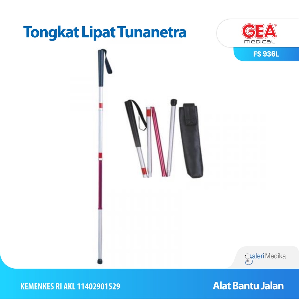 Tongkat Tunanetra / Tongkat Jalan Lipat GEA FS936L / FS 936 L / FS-936L