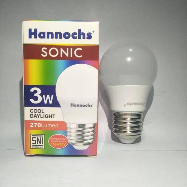 Lampu led Hannochs Sonic 3 watt putih