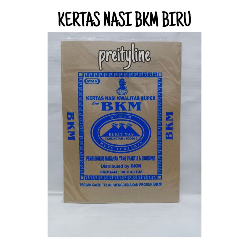 

KERTAS NASI BKM BIRU 100 Lembar