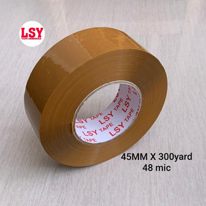 

Diskon Lakban Coklat 300 Yard Ketebalan 48 Mic Lsy Tape Indonesia Limited