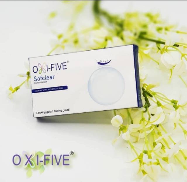 OMEGA SOFTLENS OXIFIVE Clear isi 6pcs/3psg dpt lanscase