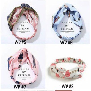✅COD HW0101 Bando Bandana Kain Motif Ala Korea