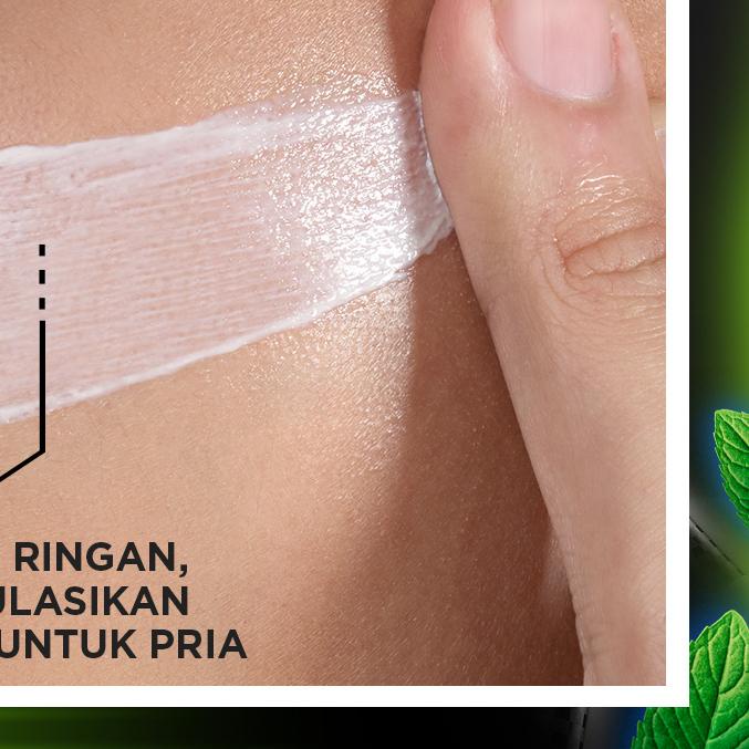 Garnier Men Acno Fight Acne Fighting Brightening Serum Cream Skin Care - 40 ml (Serum Wajah Pria)