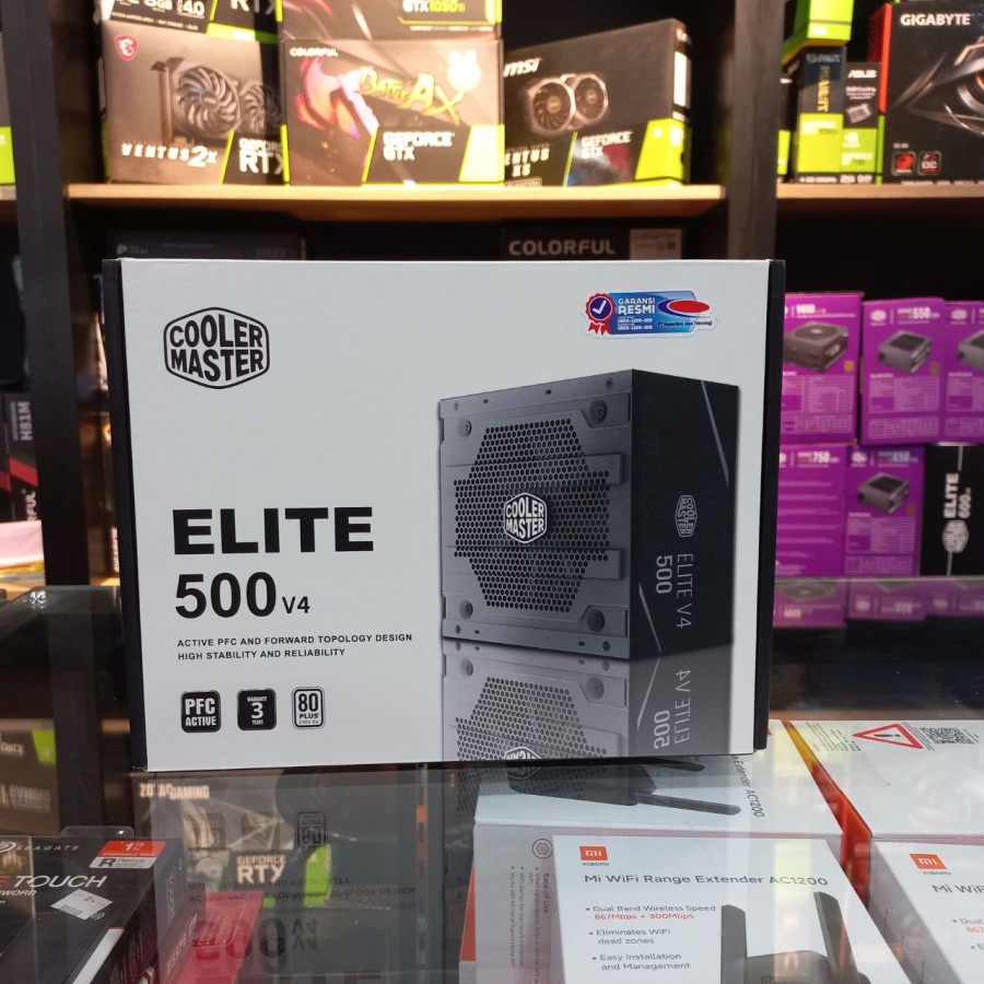 PSU Cooler Master 500 watt white 80+ - Elite V4, 500 watt white