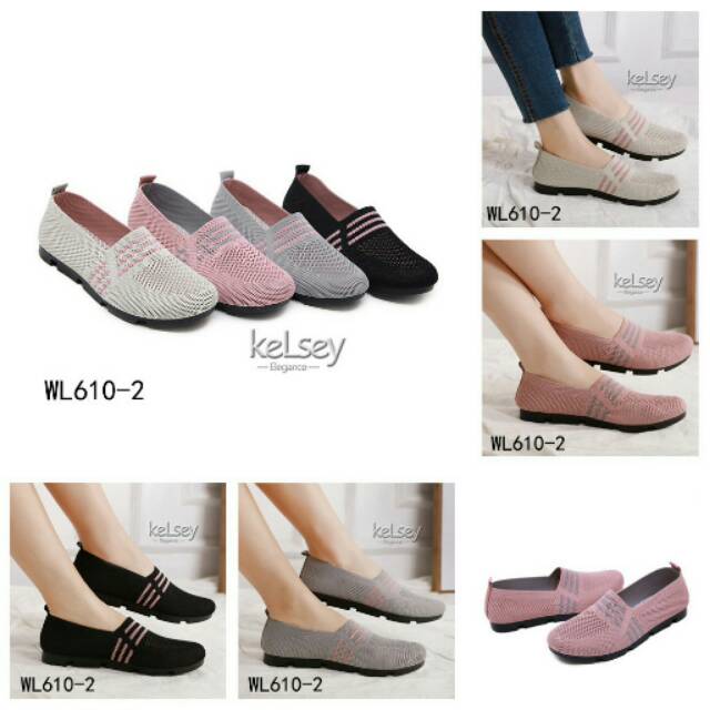 KeLsey POPPY FLYKNIT FLATS WL610-2