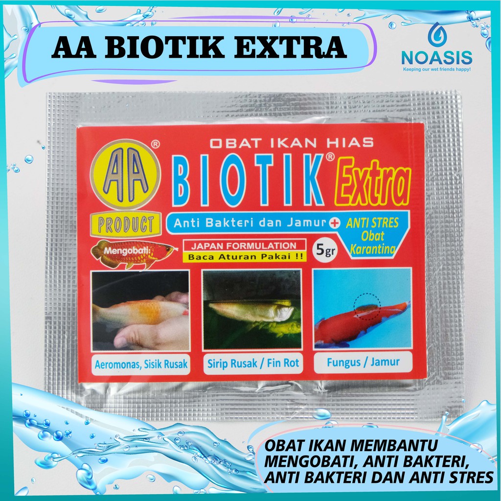 OBAT IKAN / BIOTIK EXTRA / 5g r/ SACHAET / AA