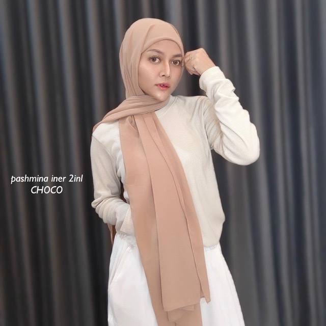 PASHMINA INNER 2IN1 // PASHMINA MALAY // PASH INSTAN