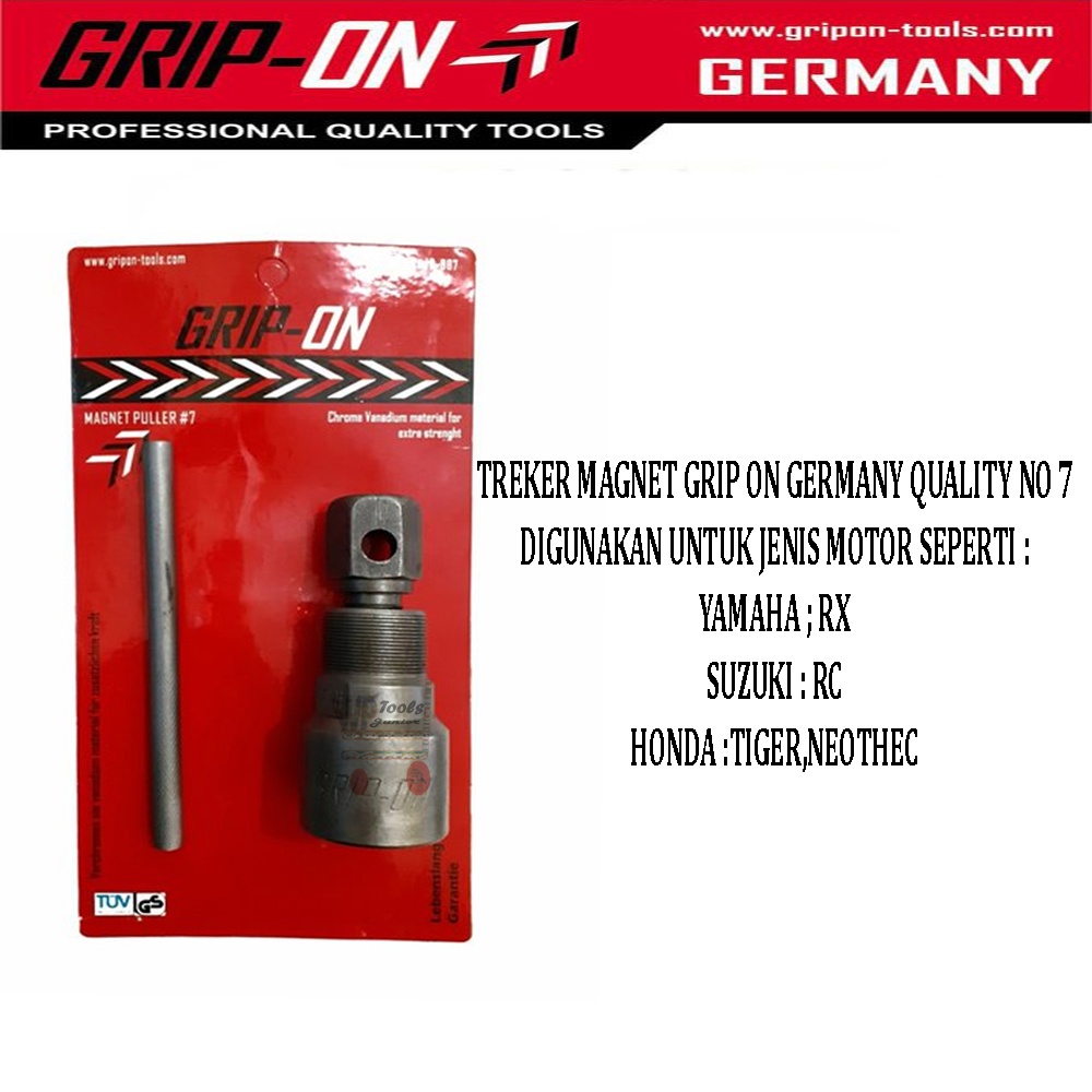 GRIP ON Treker Magnet #7 Treker Kunci Cabut Magnet Yamaha Honda Suzuki Magnet puller no 7 Honda Neot