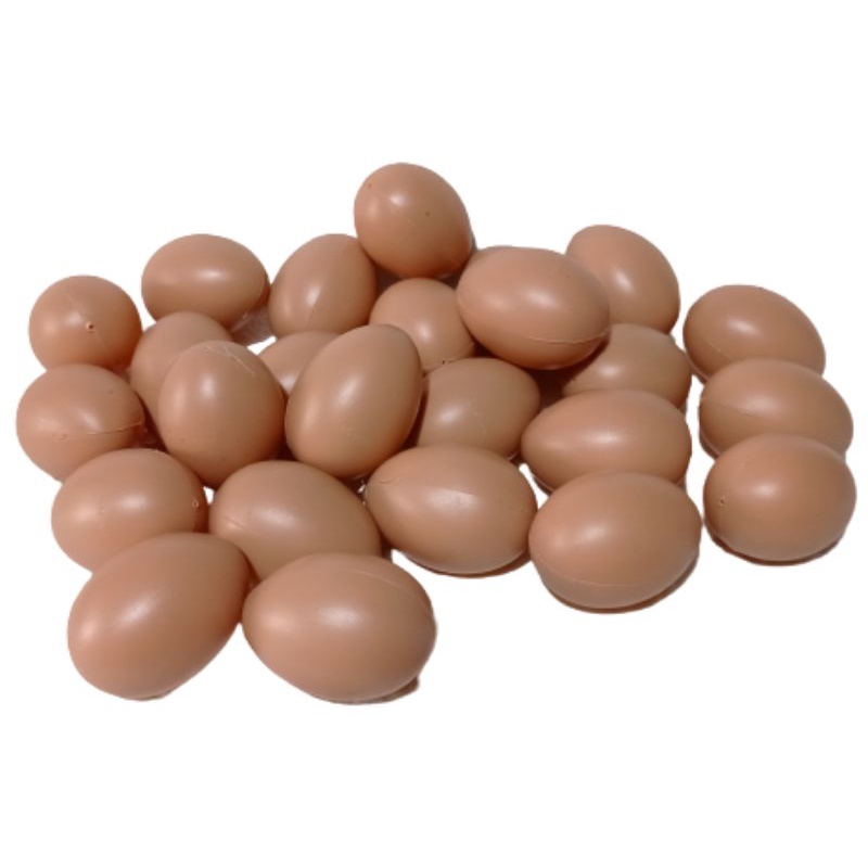 mainan anak telur ayam negeri plastik