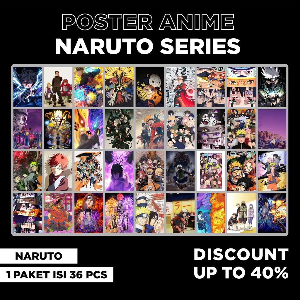 Poster Anime Naruto ISI 36LBR