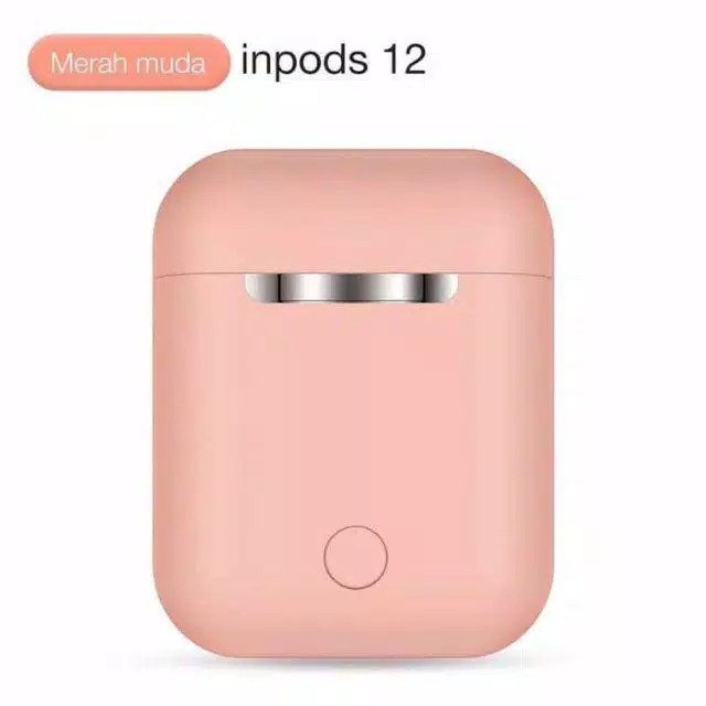 Headset Bluetooth I7S TWS I9S Inpods 12 Macaron Earphone Android IOS Bluetooth 5.0 Twins inpod i12-i12 Pink