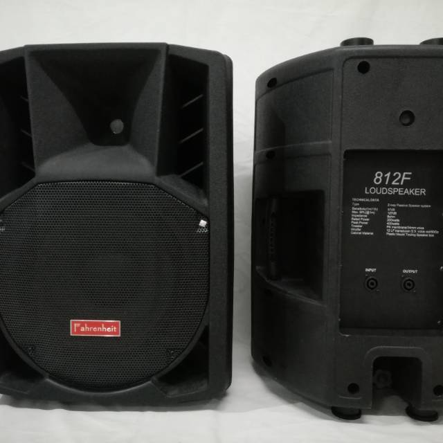 Speaker Pasif 12 Inch Fahrenheit 812F Model Huper HARGA 2 UNIT