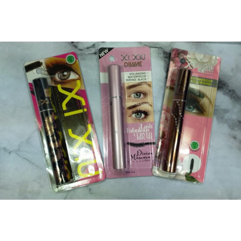 XI XIU MASCARA WATERPROOF/LOVELY/ DIVINE/ BLACK