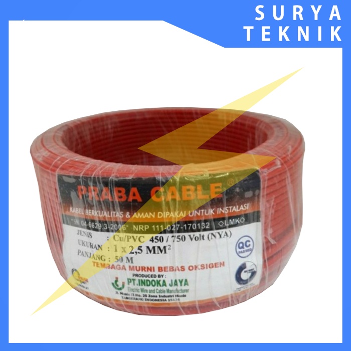 Kabel Engkel 2.5 Praba / Engkel 2.5 / Kabel Tunggal 2.5