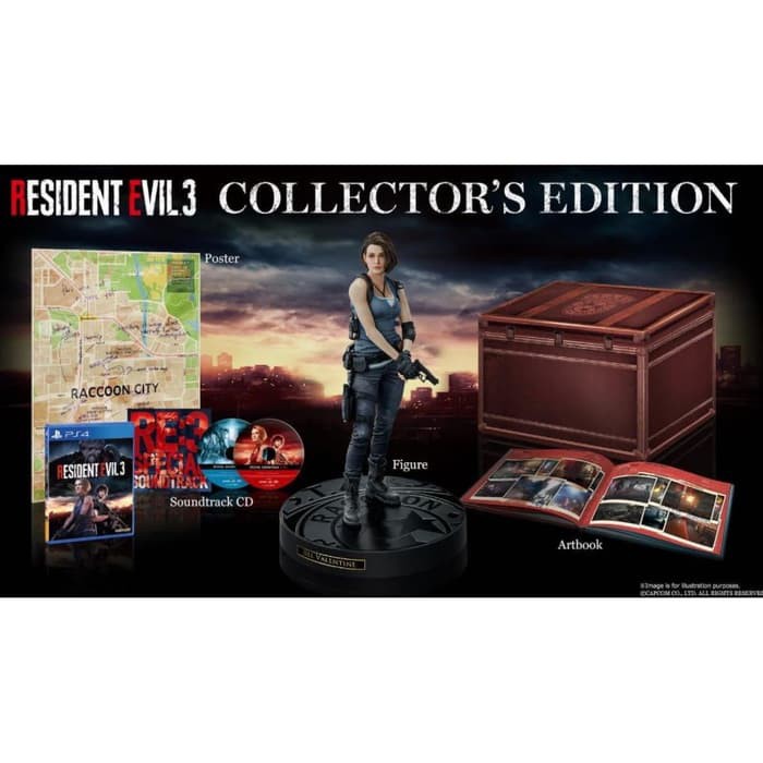 PS4 Resident Evil 3 Collector's Edition R3 English Original