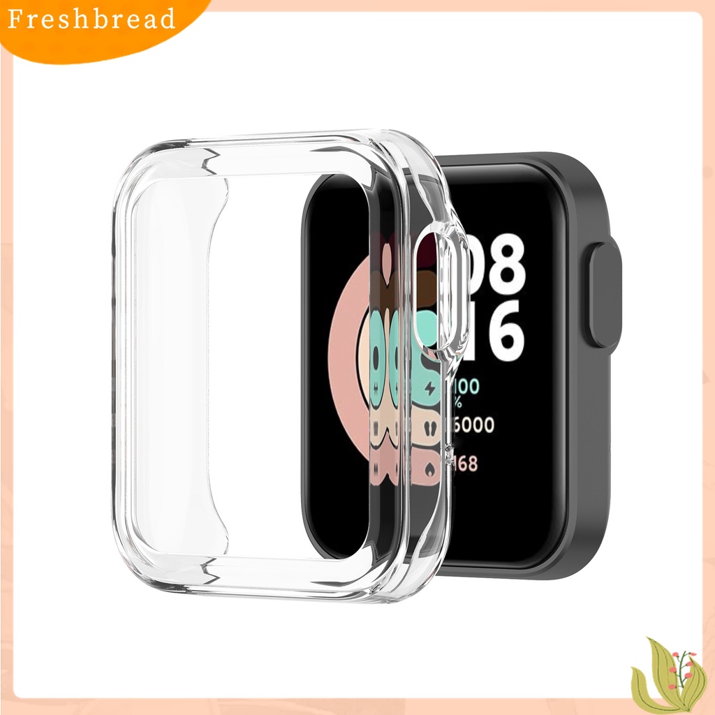 Terlaris Portable Transparent Shockproof TPU Smart Watch Screen Protector Protective Cover for Xiaomi Mi/Redmi Watch Lite