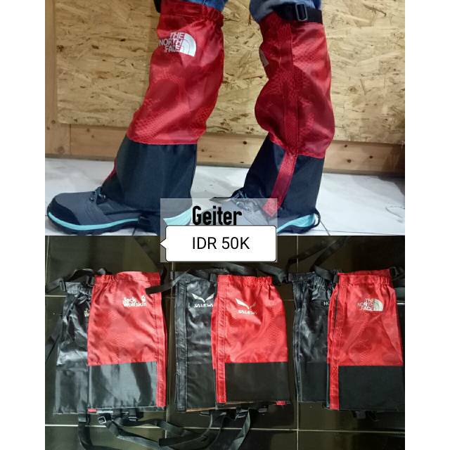 Geiter Gaiter Pelindung Sepatu Anti Air Waterproof