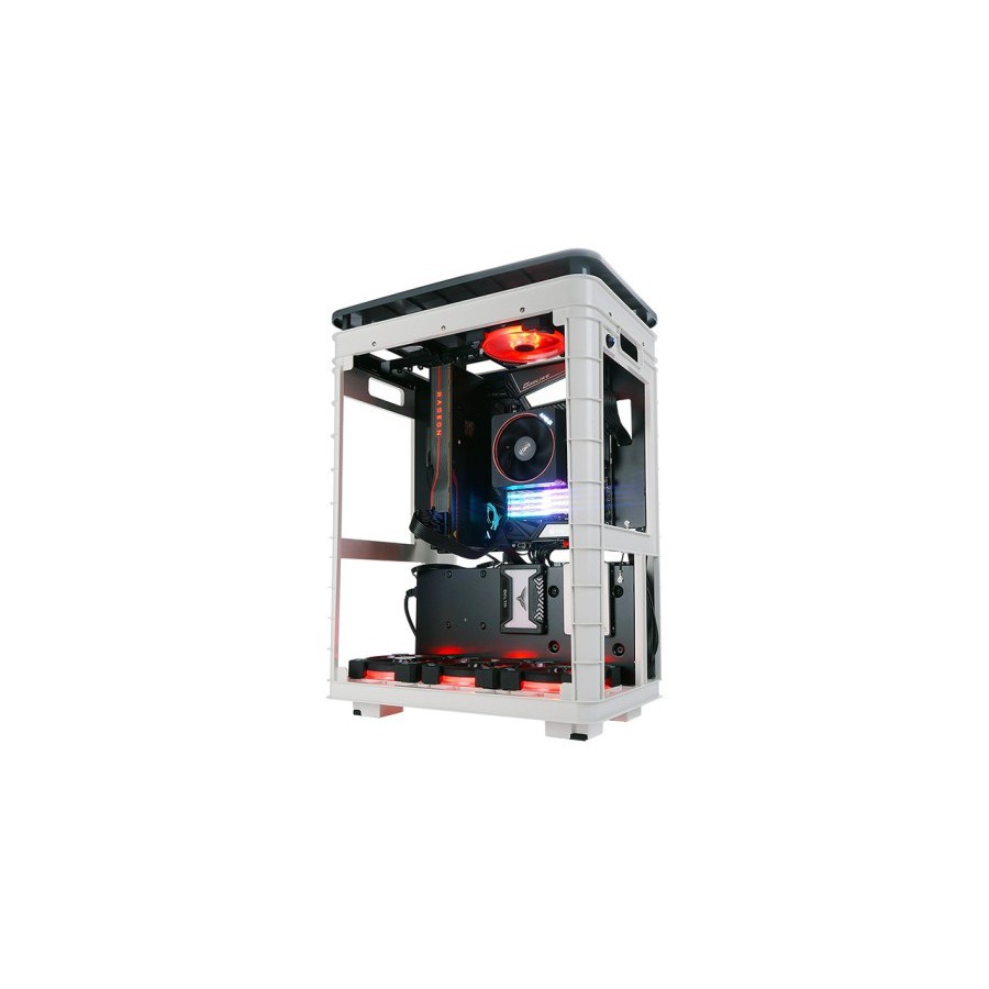 CASING InWin Alice ATX with Dustproof Cover GREY TOP-ORANGE TOP