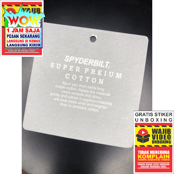 

SPYDERBILT LABEL TAG HANGTAG NAME TAG PRICE TAG CO 1X DI KIRIM 600PCS