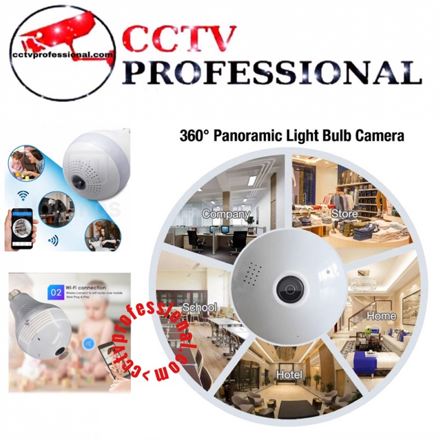 IP CAMERA BOHLAM 3MP WIFI WIRELESS PORTABLE GANPANG DIPASANG SEPERTI LAMPU DI RUMAH