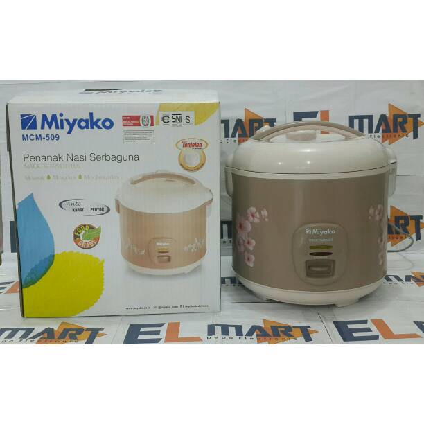 Miyako Magic Com 1.8L MCM 509 Rice Cooker Penanak nasi 3 in 1 1,8 Liter MCM509