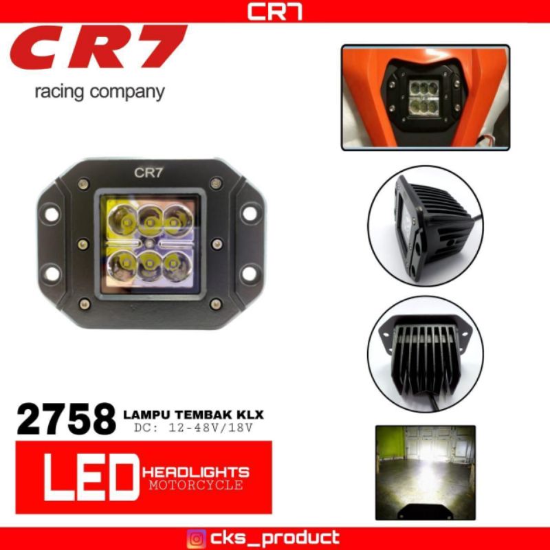 Lampu Depan CRF / KLX 6 Mata / Lampu Tembak LED Untuk reflektor CRF 150 KLX BF KTM 6 Mata