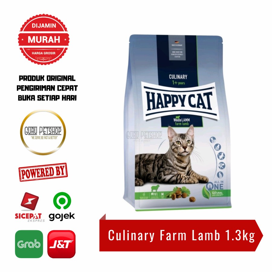 Happy Cat Culinary Lamb1.3kg Freshpack Adult Supreme Farm Lamb