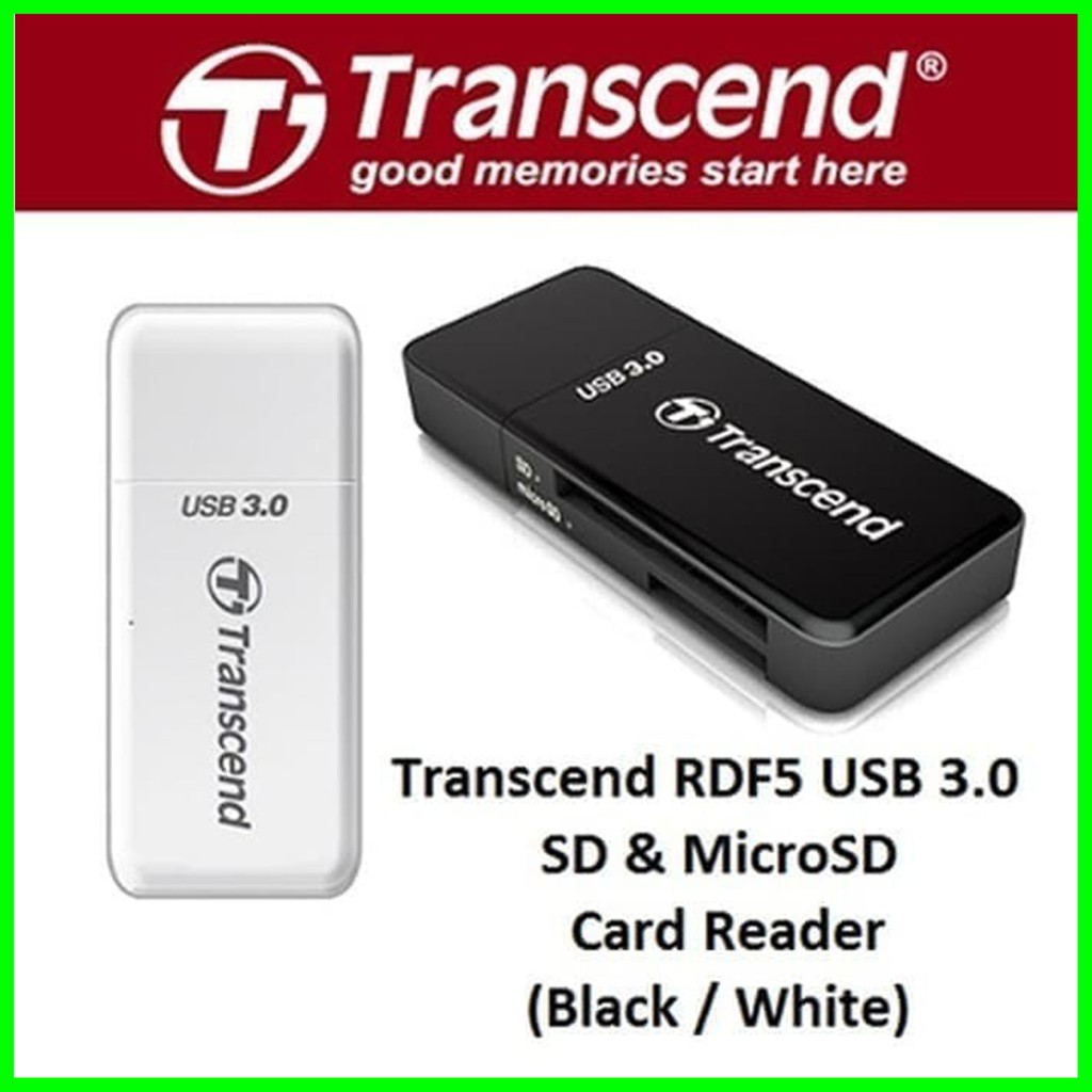 Transcend RDF 5 Card Reader Memory Card USB 3.0