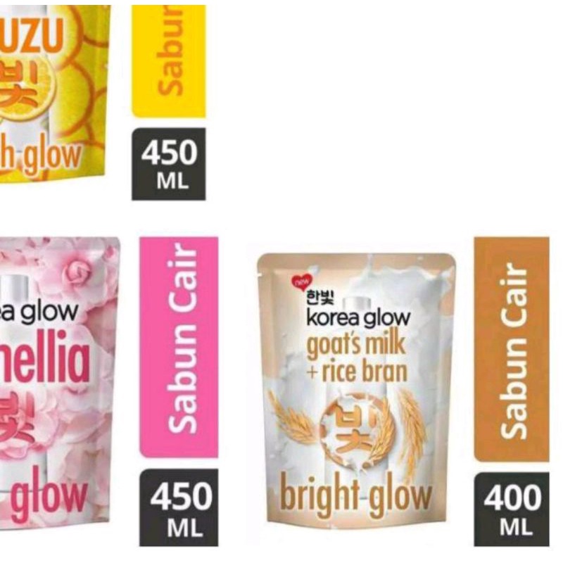 Korea Glow Body Wash Yuzu Fresh Glow Sabun Mandi 450 ML
