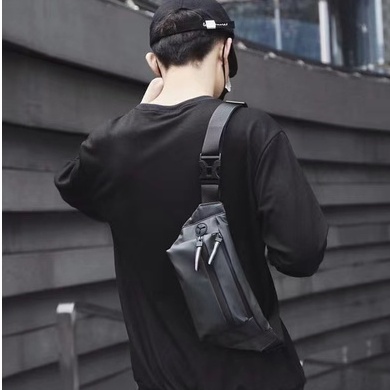 Tas Dada Pria Tas Pinggang Leisure Outdoor Olahraga Tren Naik Sepeda Motor Tas Messenger Tas Kecil Fashion Versi Korea Tahan Air Wanita
