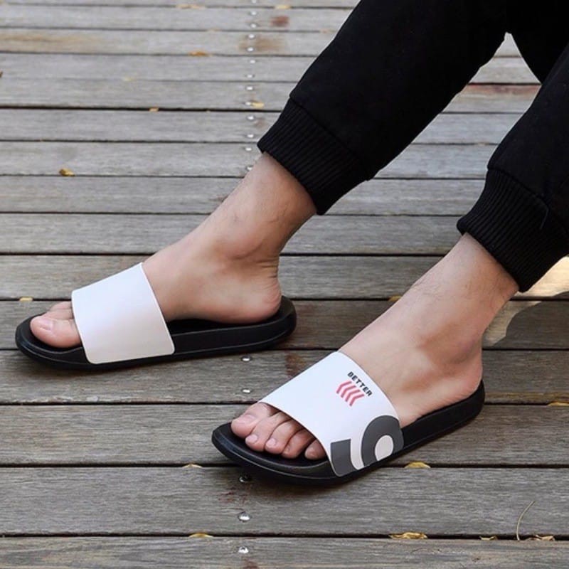 (BAYAR DITEMPAT) Sandal karet jelly UNISEX / Couple SupermeBETTER